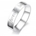Парные кольца для влюбленных dao_081 из ювелирной стали 316L
